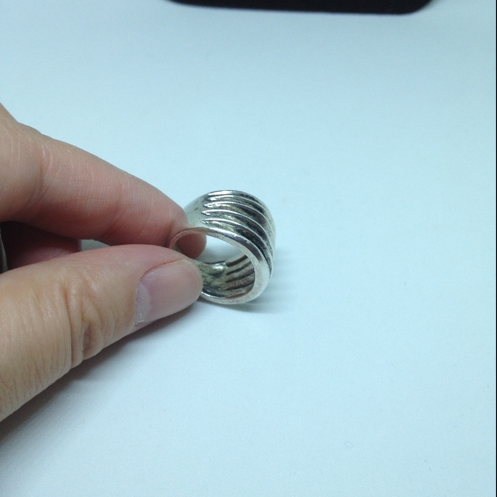 Silver Statement Ring - image 7